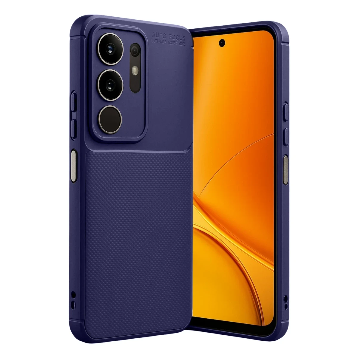 Vivo Y29 4G Auto Focus Karbon Kapak - Lacivert