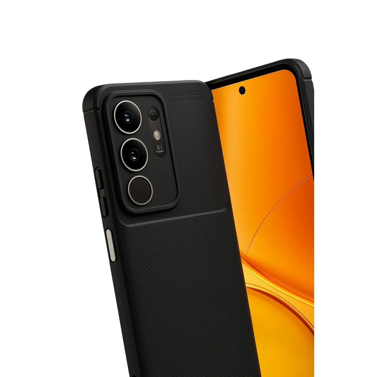 Vivo Y29 4G Auto Focus Karbon Kapak - Siyah