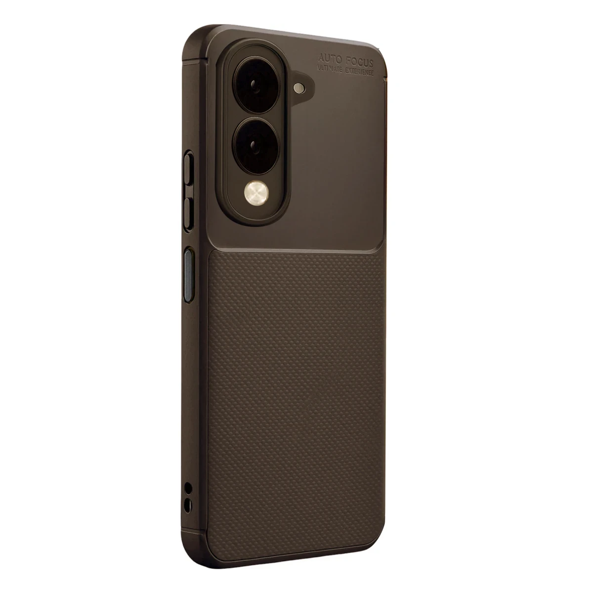 Vivo Y29S Auto Focus Karbon Kapak - Kahverengi