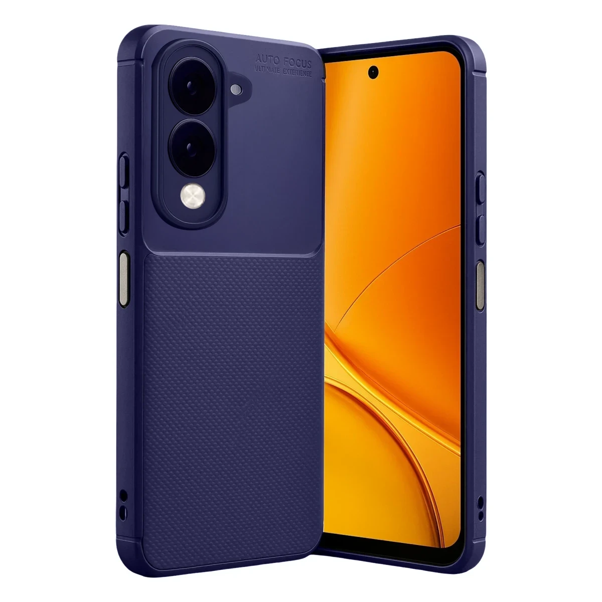 Vivo Y29S Auto Focus Karbon Kapak - Lacivert