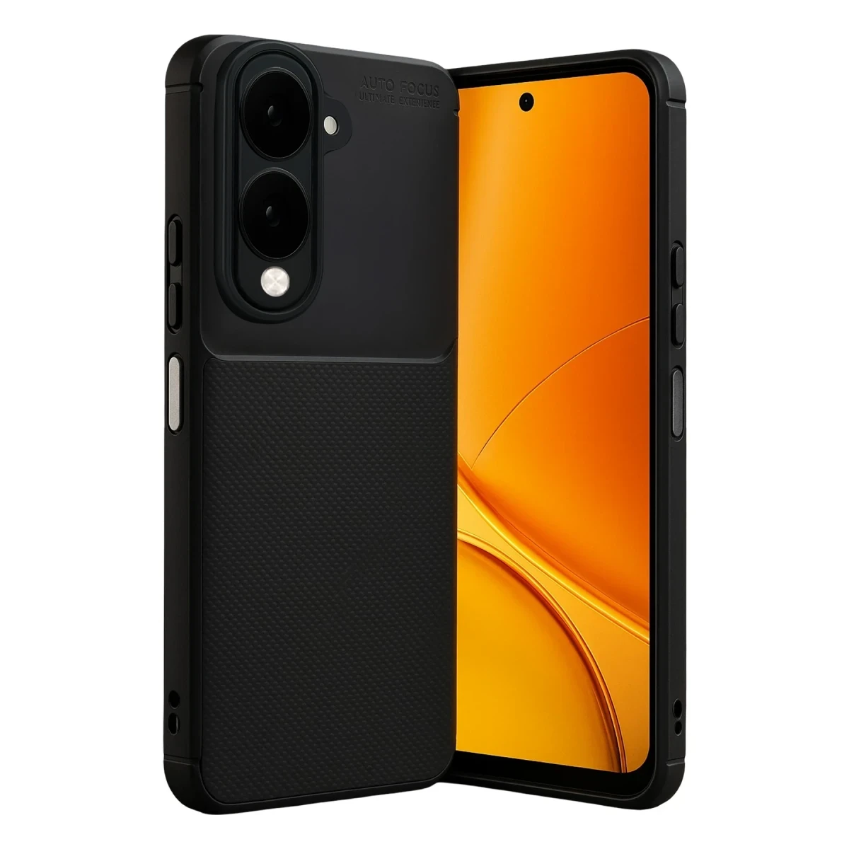 Vivo Y29S Auto Focus Karbon Kapak - Siyah