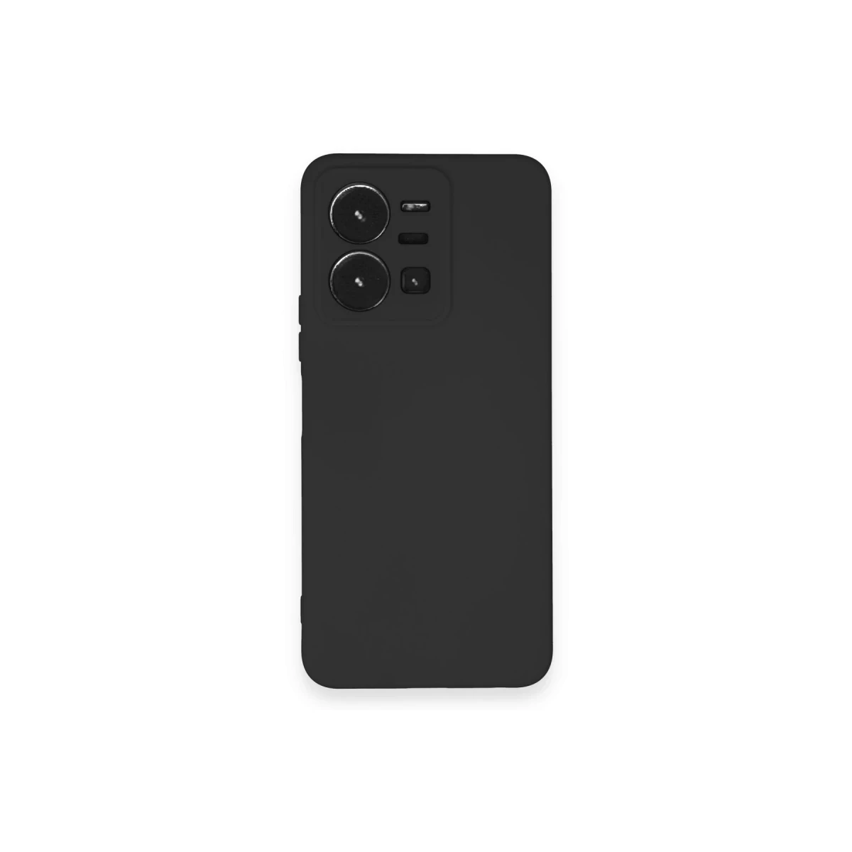 Vivo Y35 Kılıf Nano içi Kadife Silikon - Siyah