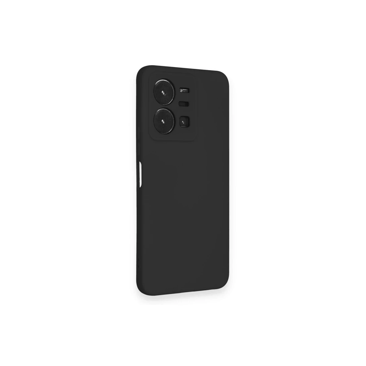 Vivo Y35 Kılıf Nano içi Kadife Silikon - Siyah