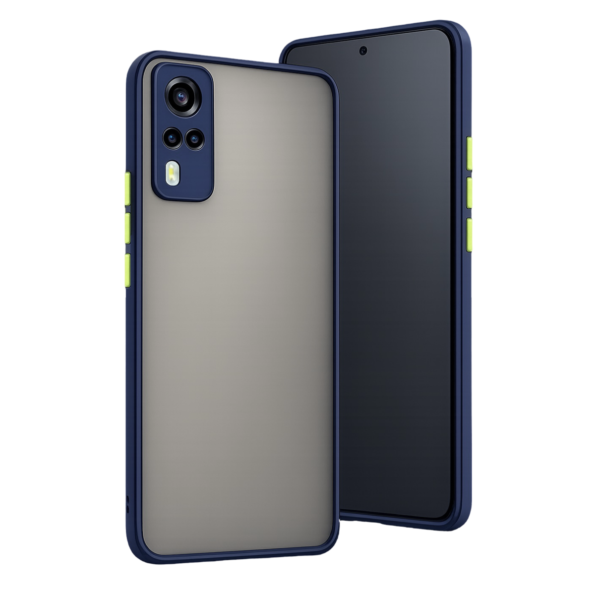 Vivo Y53S Kılıf Montreal Silikon Kapak - Lacivert
