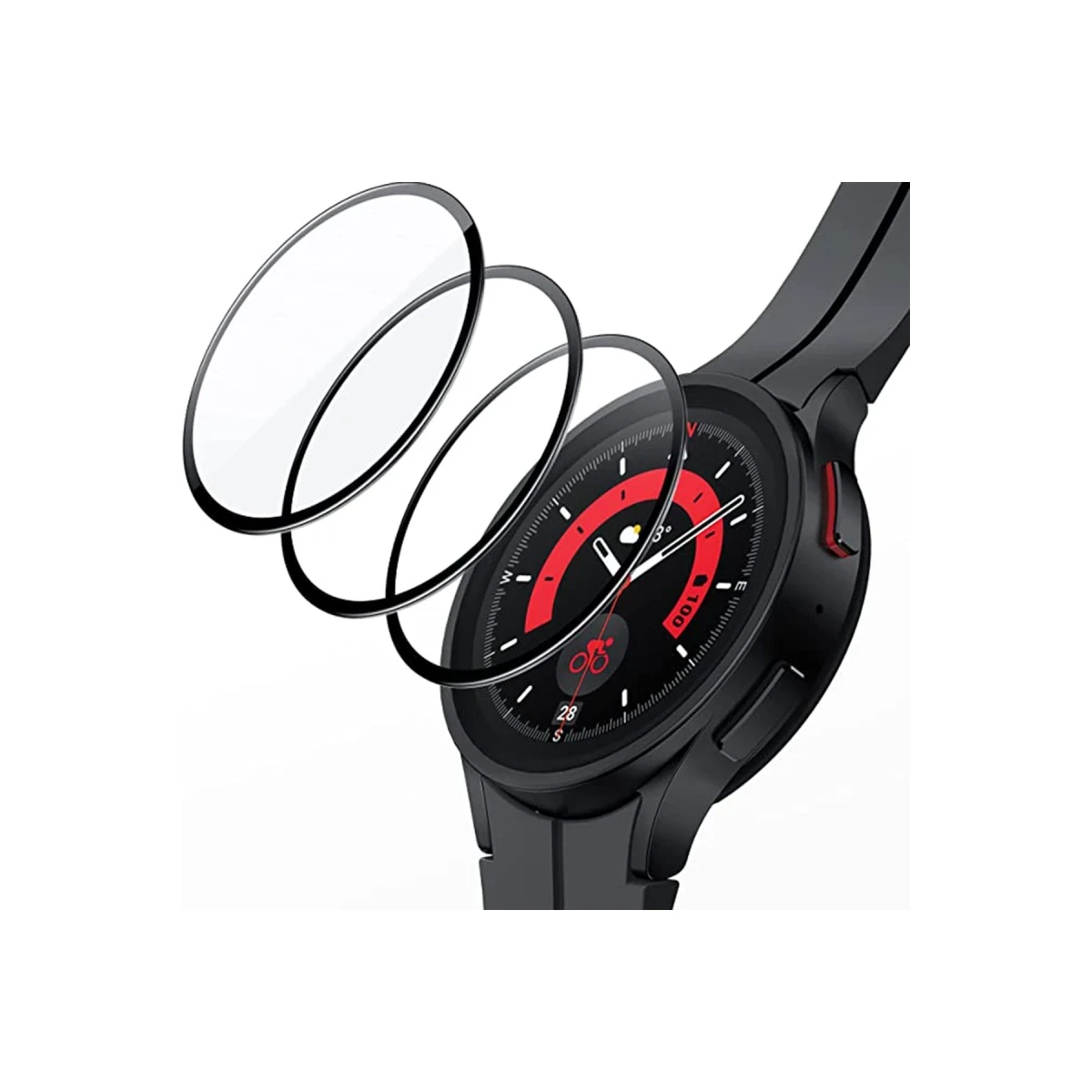 Watch 5 Pro 45mm Polymer Nano Ekran Koruyucu - Şeffaf