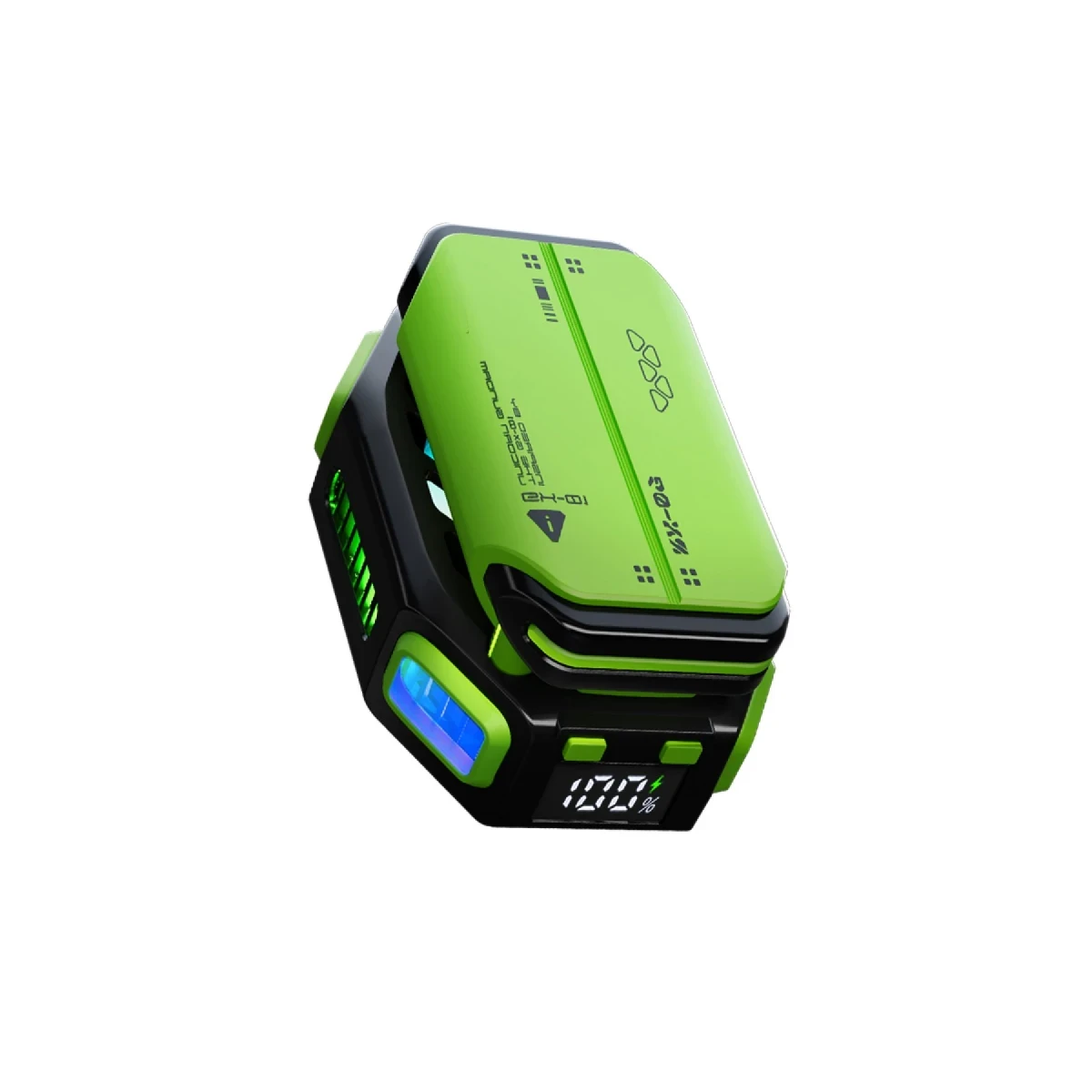 X111 RGB Radyatör Telefon Soğutucu Fan - Siyah