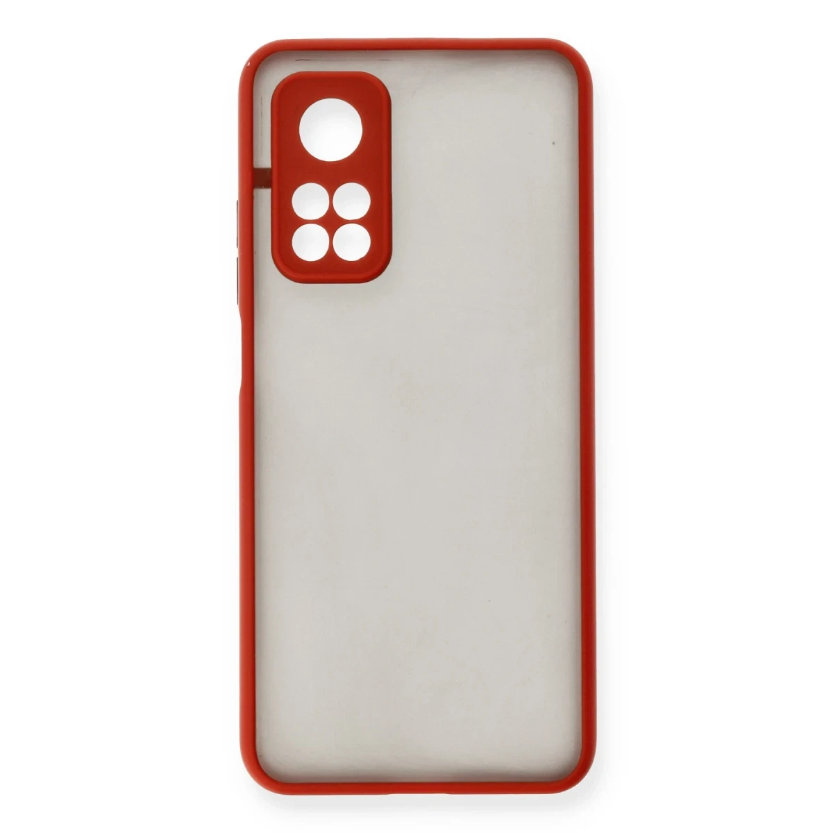 Xiaomi Mi 10T Kılıf Montreal Silikon Kapak - Kırmızı
