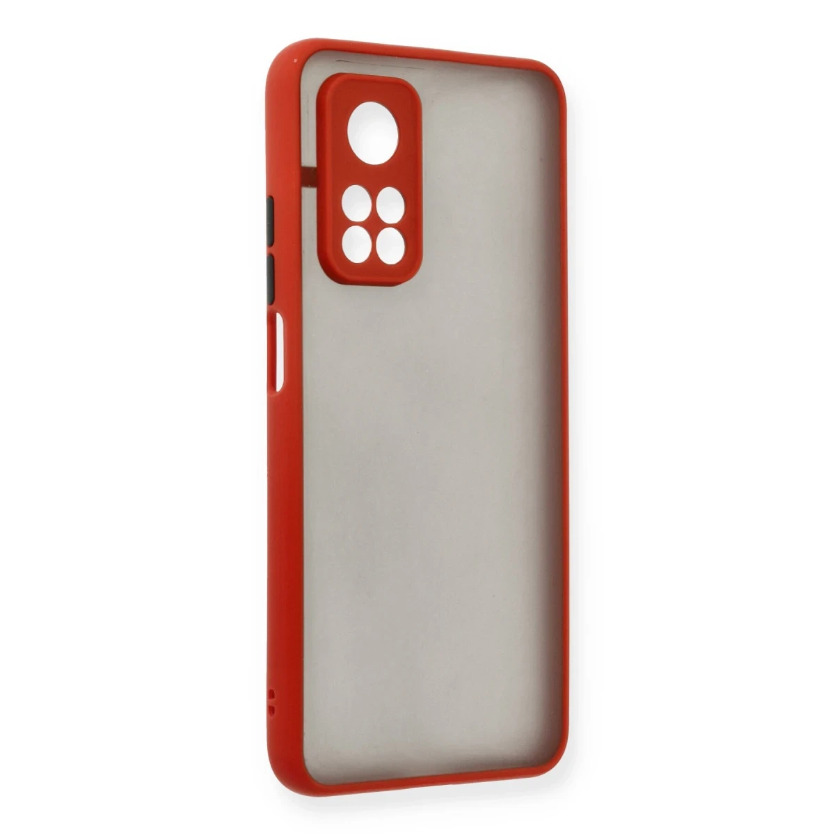 Xiaomi Mi 10T Kılıf Montreal Silikon Kapak - Kırmızı