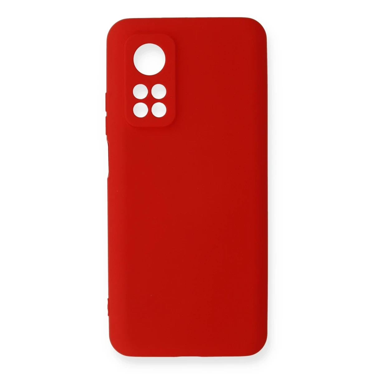 Xiaomi Mi 10T Kılıf Nano içi Kadife Silikon - Kırmızı