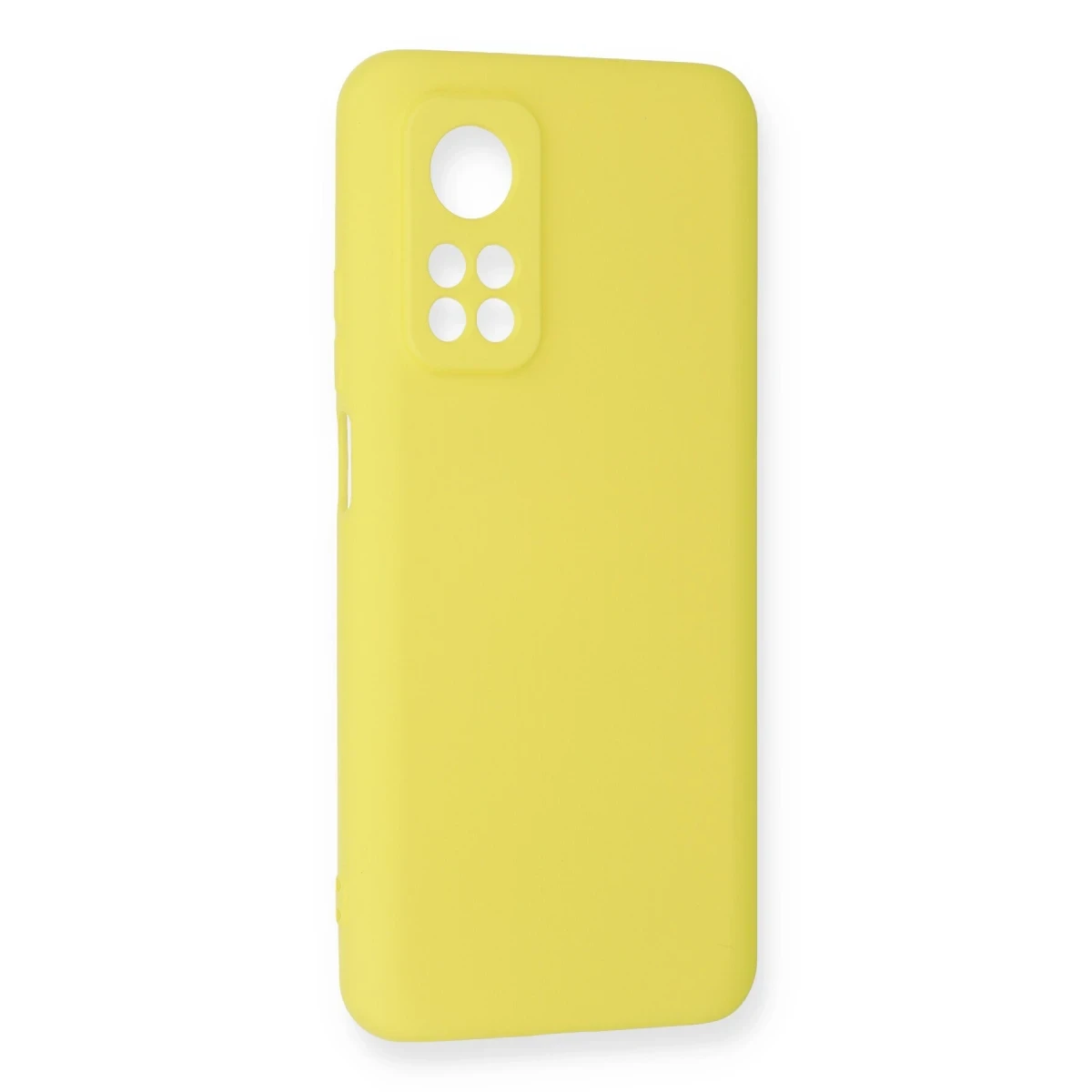 Xiaomi Mi 10T Kılıf Nano içi Kadife Silikon - Sarı