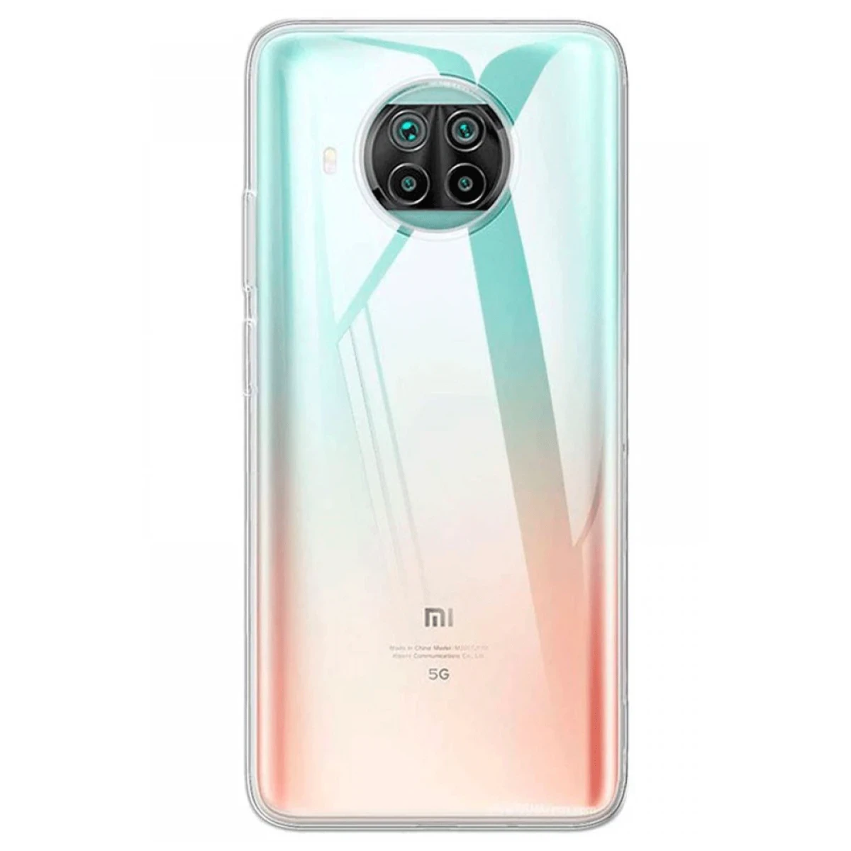 Xiaomi Mi 10T Lite Kılıf Lüx Şeffaf Silikon