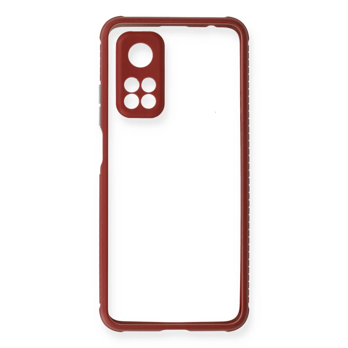 Xiaomi Mi 10T Pro Kılıf Miami Şeffaf Silikon - Fuşya