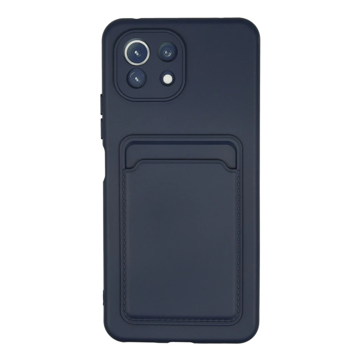 Xiaomi Mi 11 Kılıf Kelvin Kartvizitli Silikon - Lacivert