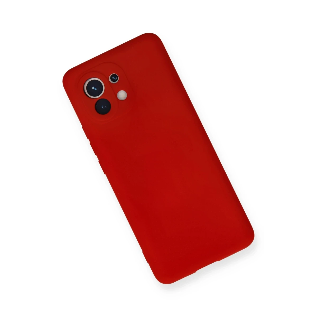 Xiaomi Mi 11 Kılıf Nano içi Kadife Silikon - Kırmızı