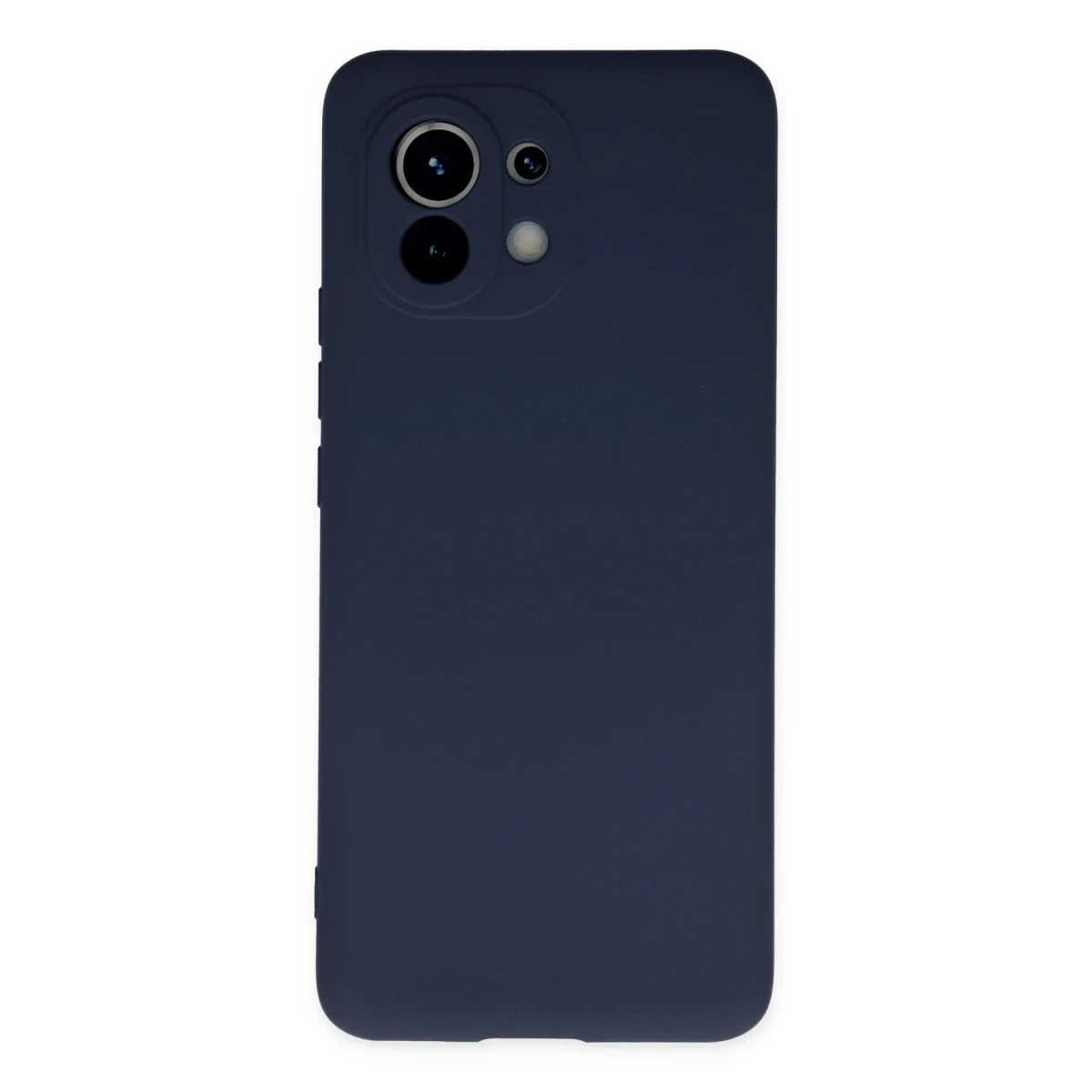 Xiaomi Mi 11 Kılıf Nano içi Kadife Silikon - Lacivert