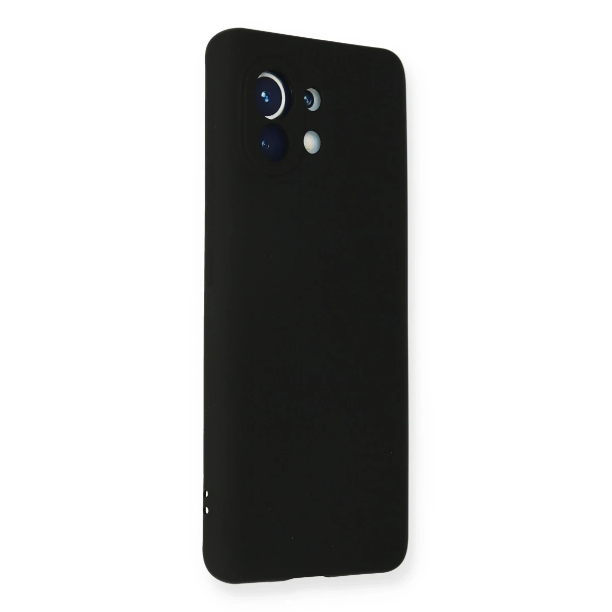 Xiaomi Mi 11 Kılıf Nano içi Kadife Silikon - Siyah