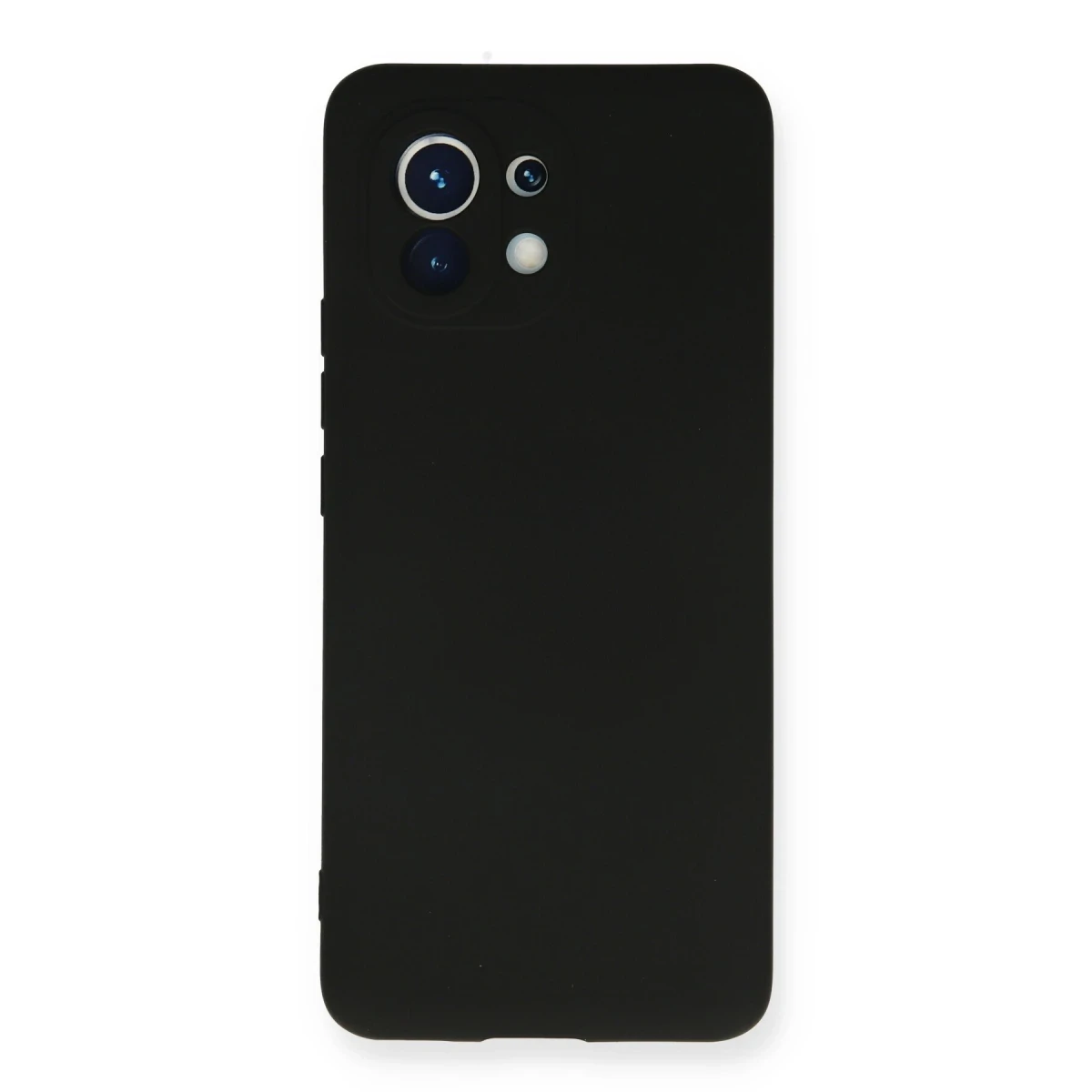 Xiaomi Mi 11 Kılıf Nano içi Kadife Silikon - Siyah