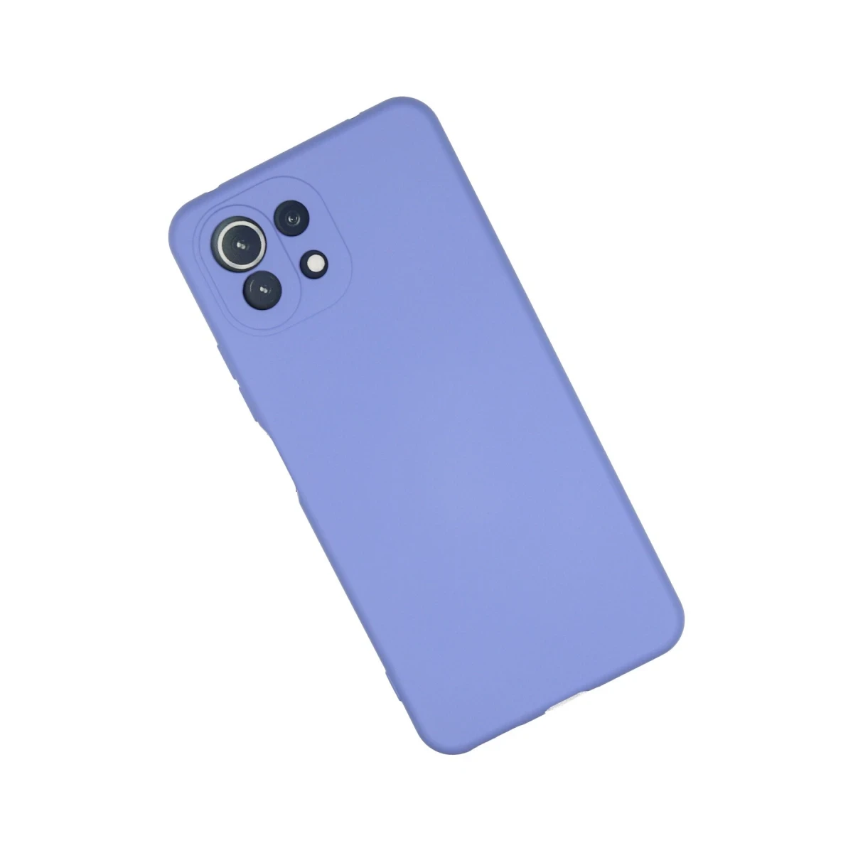 Xiaomi Mİ 11 Lite Kılıf Nano içi Kadife Silikon - Lila