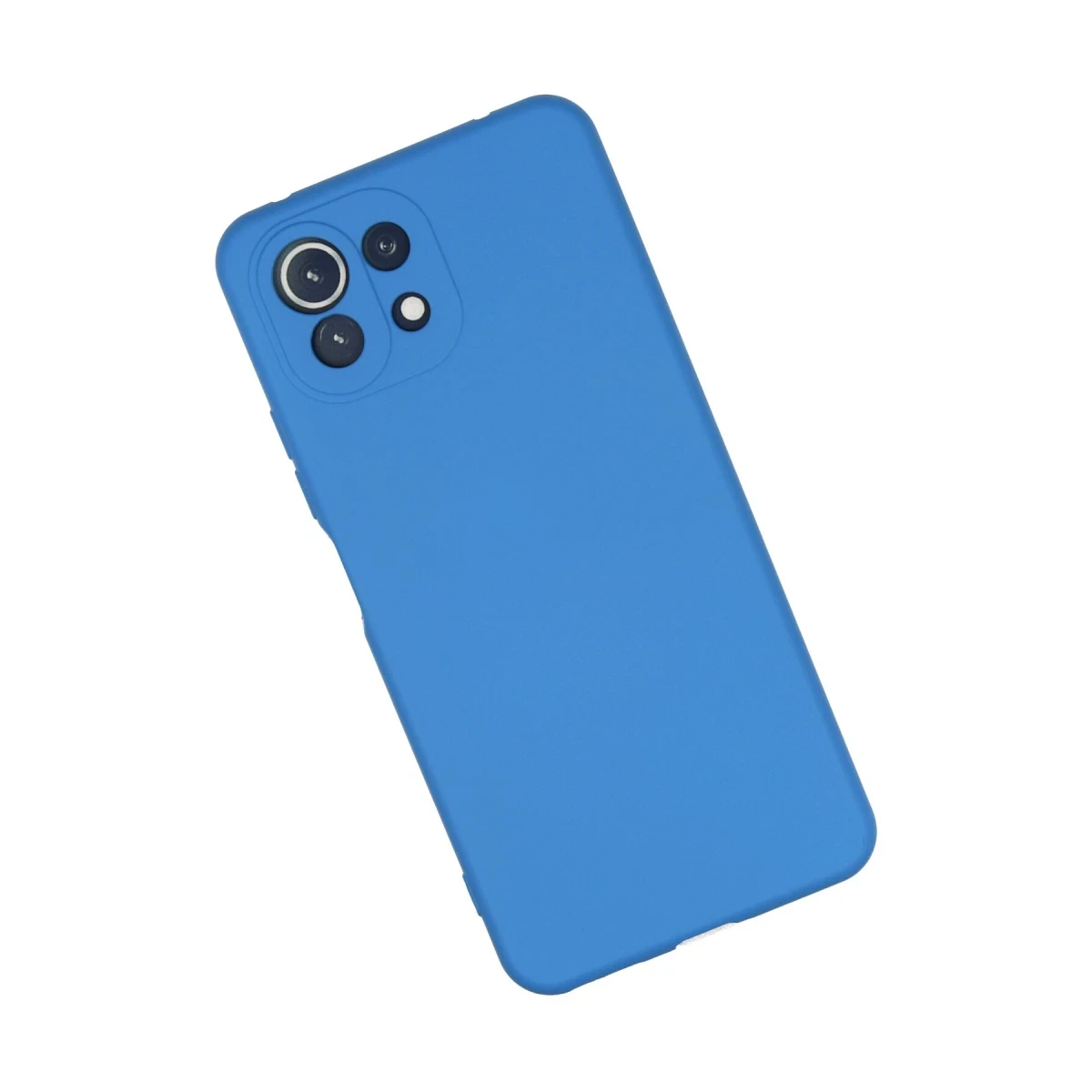 Xiaomi Mİ 11 Lite Kılıf Nano içi Kadife Silikon - Mavi