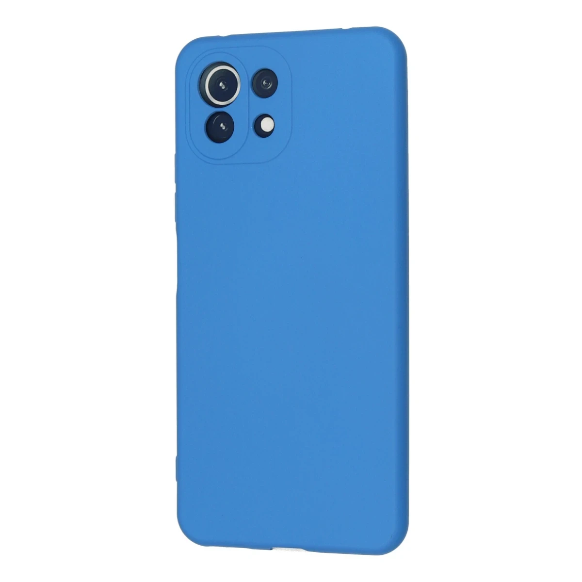 Xiaomi Mİ 11 Lite Kılıf Nano içi Kadife Silikon - Mavi
