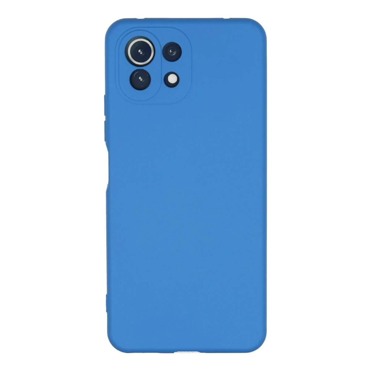 Xiaomi Mİ 11 Lite Kılıf Nano içi Kadife Silikon - Mavi