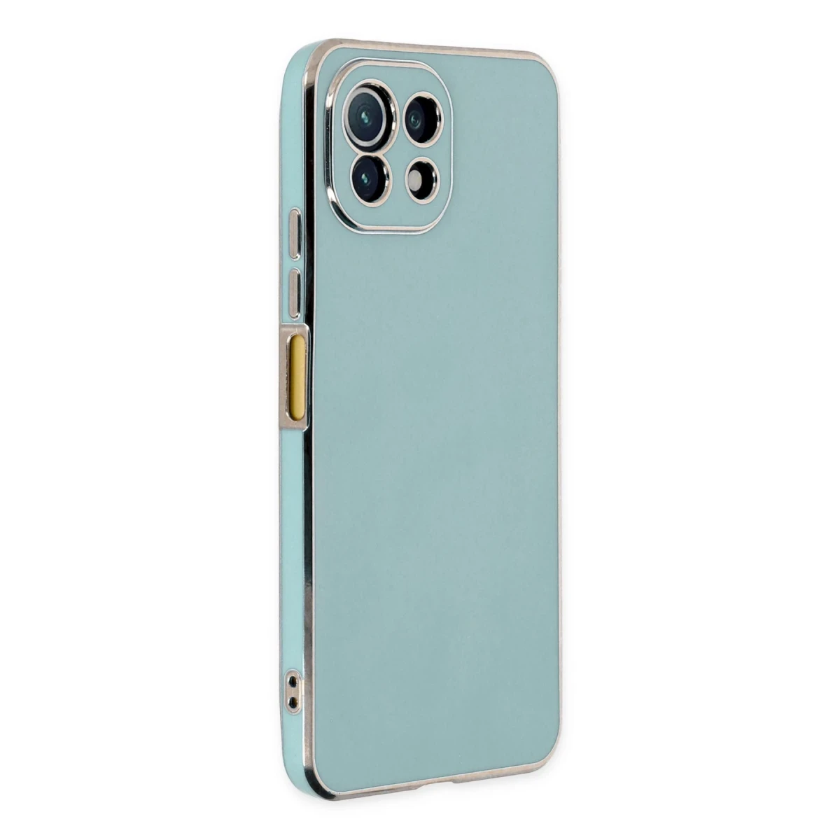 Xiaomi Mİ 11 Lite Kılıf Volet Silikon - Açık Yeşil
