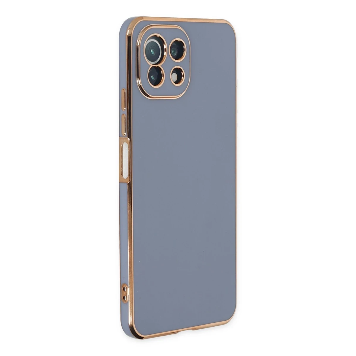 Xiaomi Mİ 11 Lite Kılıf Volet Silikon - Mavi