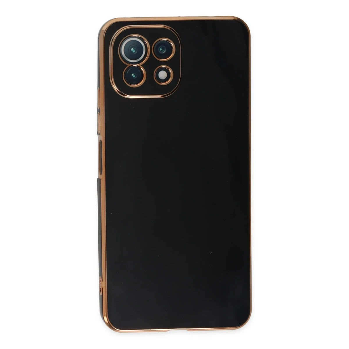 Xiaomi Mİ 11 Lite Kılıf Volet Silikon - Siyah