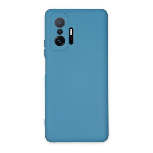 Xiaomi Mi 11T Pro Kılıf Nano içi Kadife Silikon - Mavi