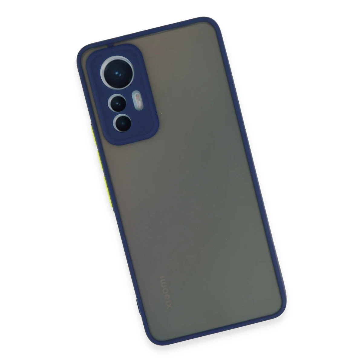 Xiaomi Mi 12 Lite Kılıf Montreal Silikon Kapak - Lacivert