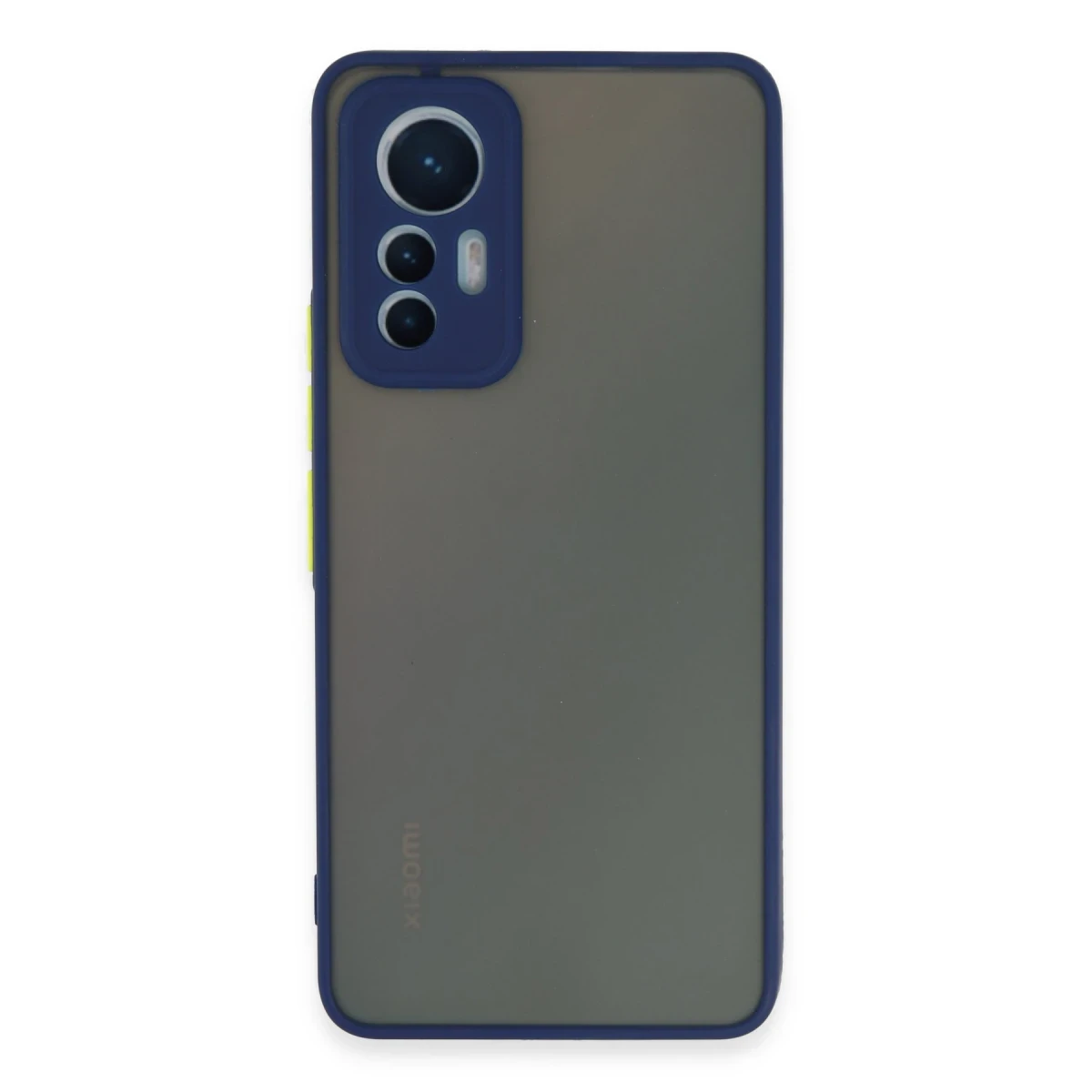Xiaomi Mi 12 Lite Kılıf Montreal Silikon Kapak - Lacivert