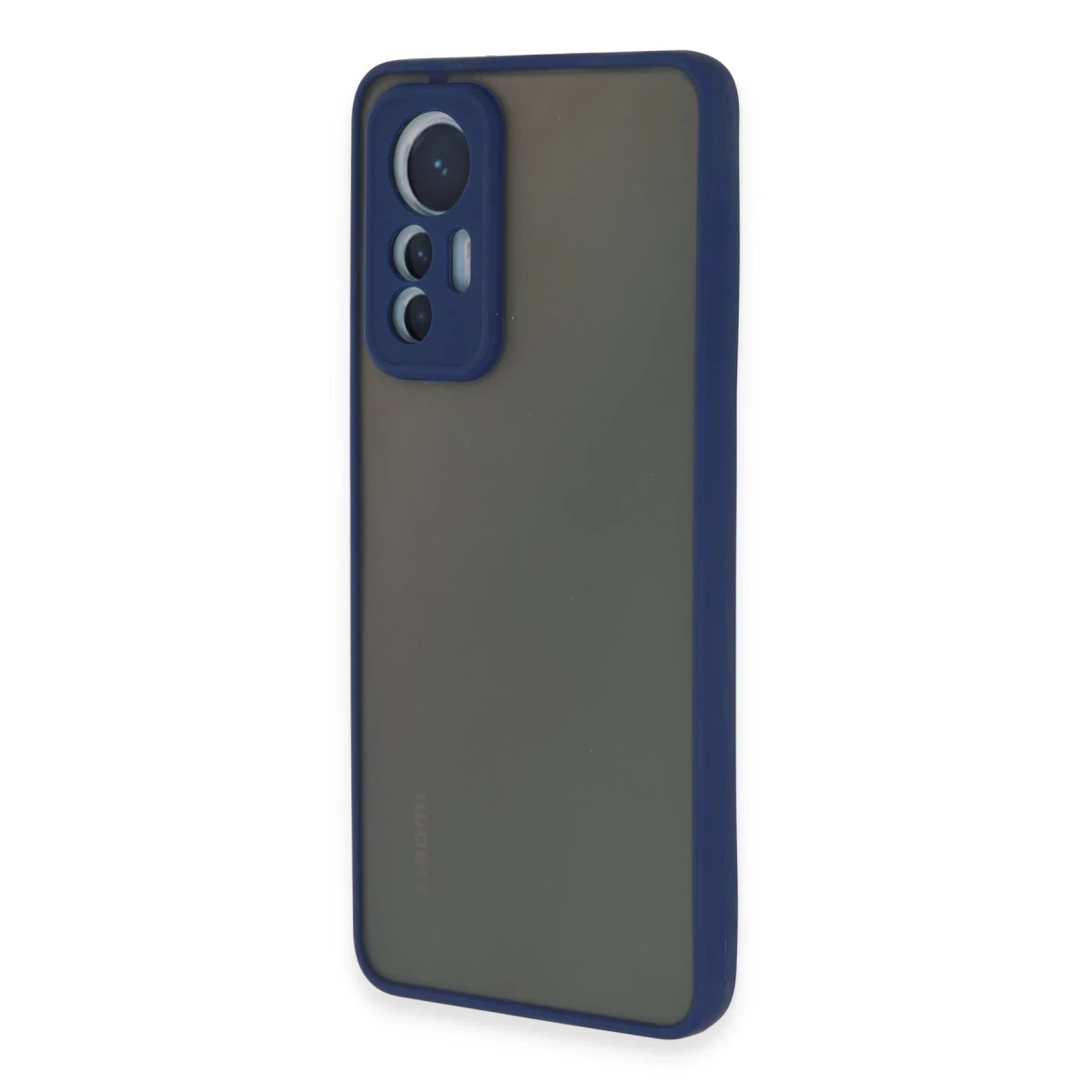 Xiaomi Mi 12 Lite Kılıf Montreal Silikon Kapak - Lacivert