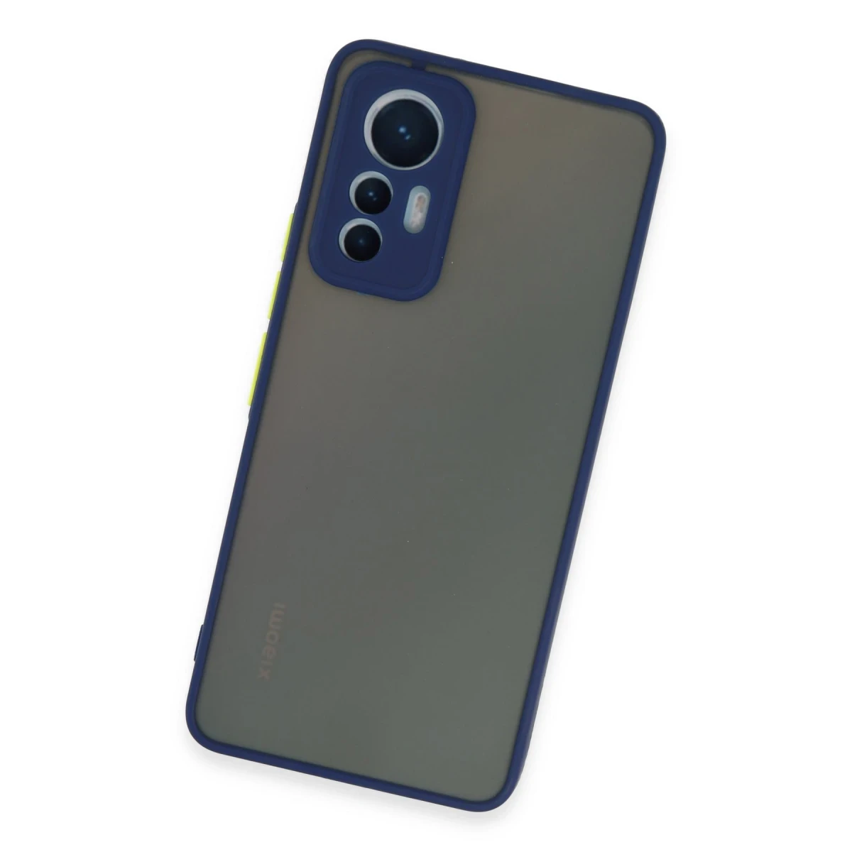 Xiaomi Mi 12 Lite Kılıf Montreal Silikon Kapak - Lacivert