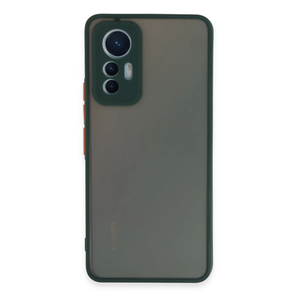 Xiaomi Mi 12 Lite Kılıf Montreal Silikon Kapak - Yeşil