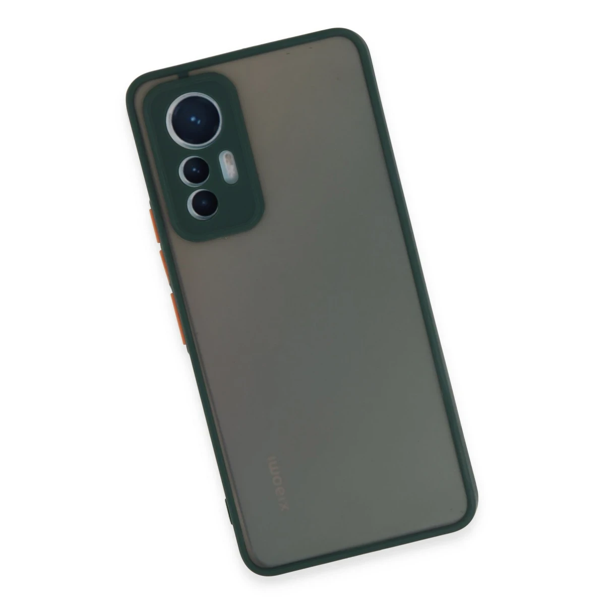 Xiaomi Mi 12 Lite Kılıf Montreal Silikon Kapak - Yeşil