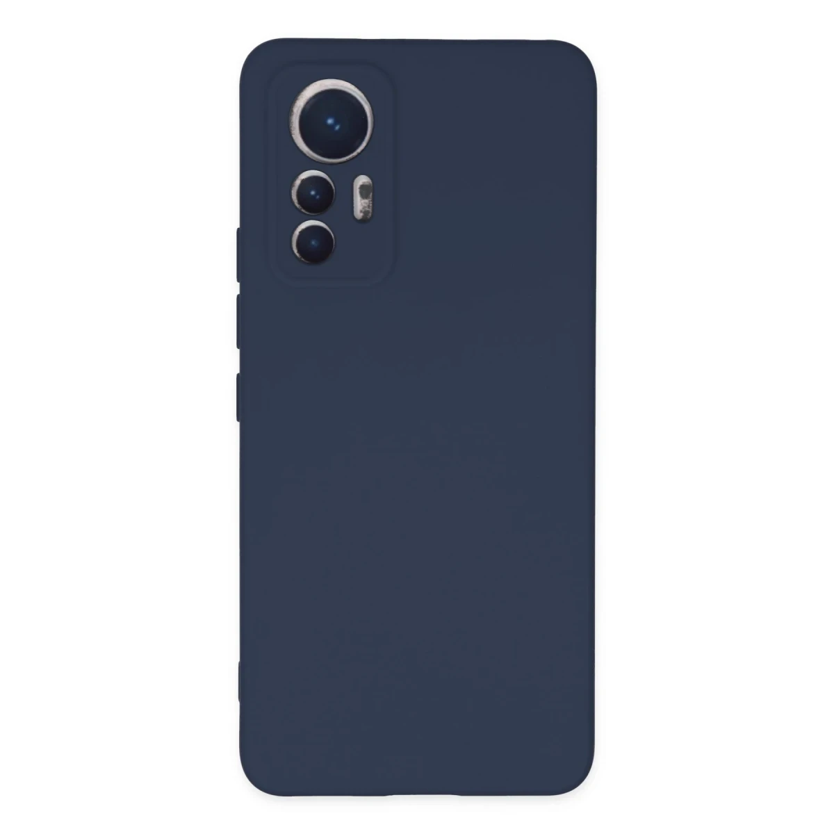 Xiaomi Mi 12 Lite Kılıf Nano içi Kadife Silikon - Lacivert
