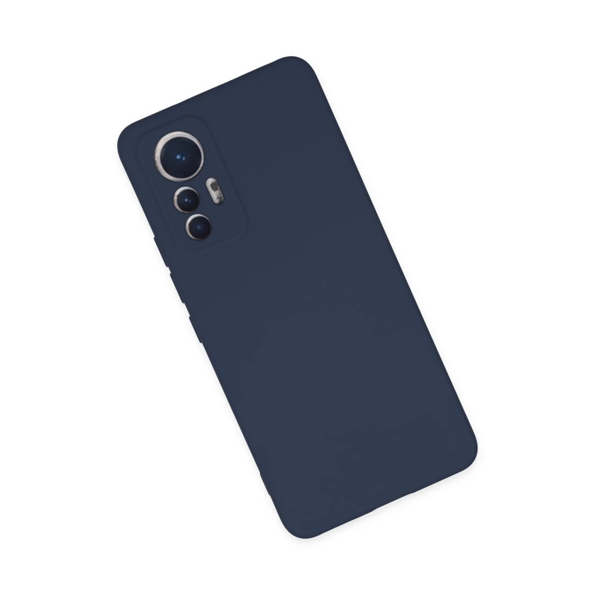 Xiaomi Mi 12 Lite Kılıf Nano içi Kadife Silikon - Lacivert
