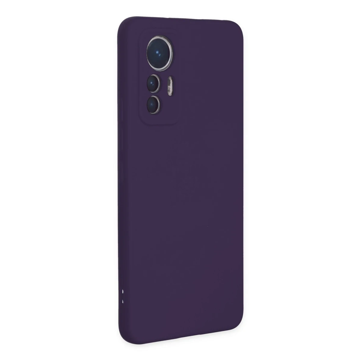 Xiaomi Mi 12 Lite Kılıf Nano içi Kadife Silikon - Mor