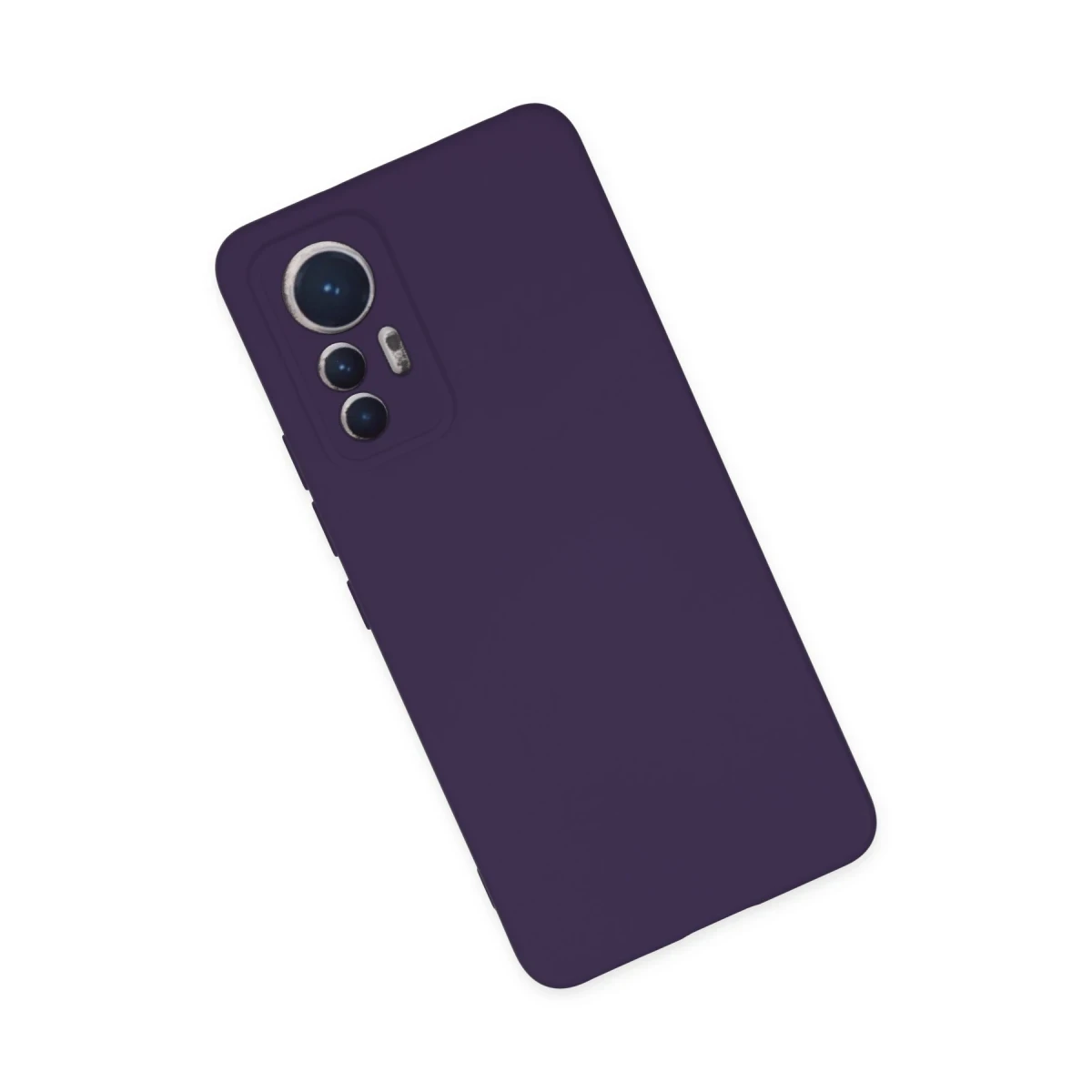 Xiaomi Mi 12 Lite Kılıf Nano içi Kadife Silikon - Mor