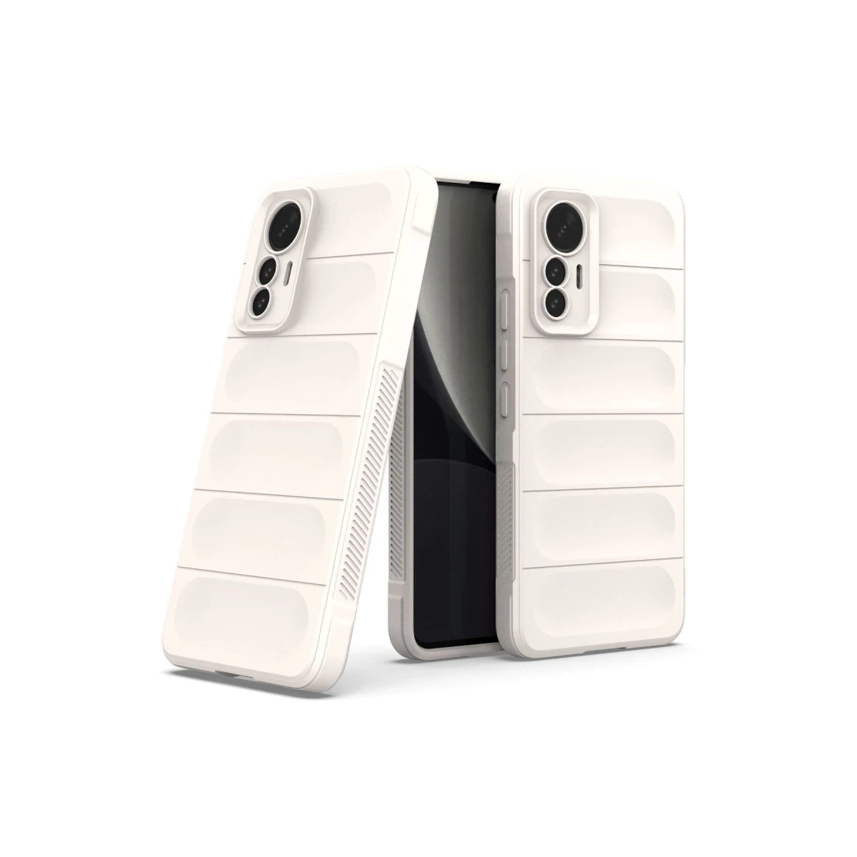 Xiaomi Mi 12 Lite Kılıf Optimum Silikon - Krem