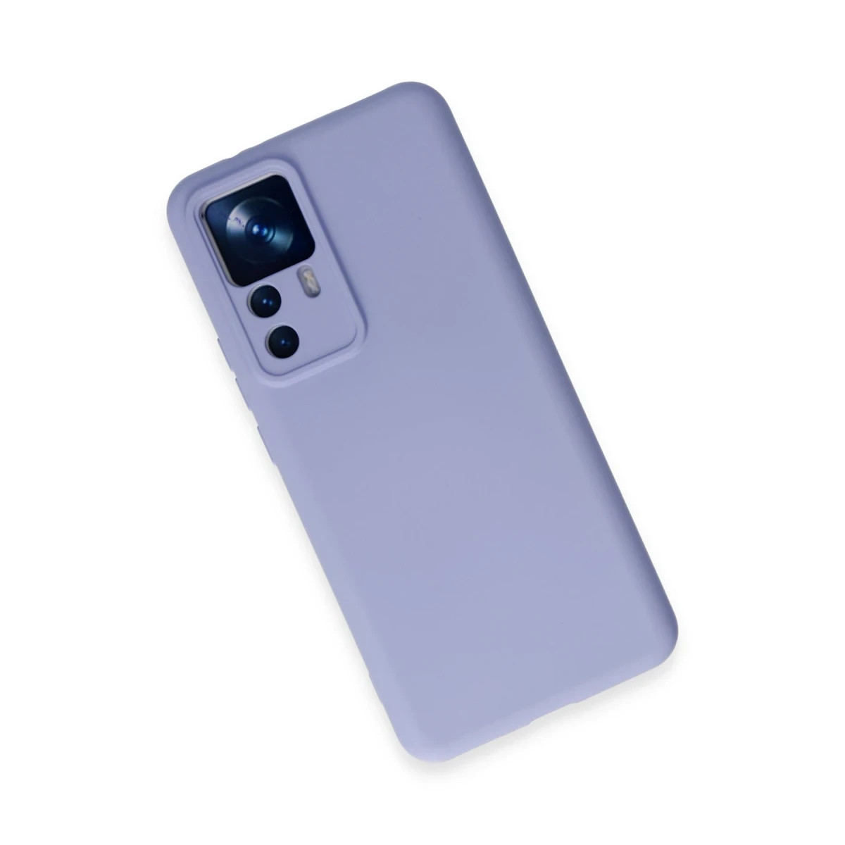 Xiaomi Mi 12T Pro Kılıf Nano içi Kadife Silikon - Lila