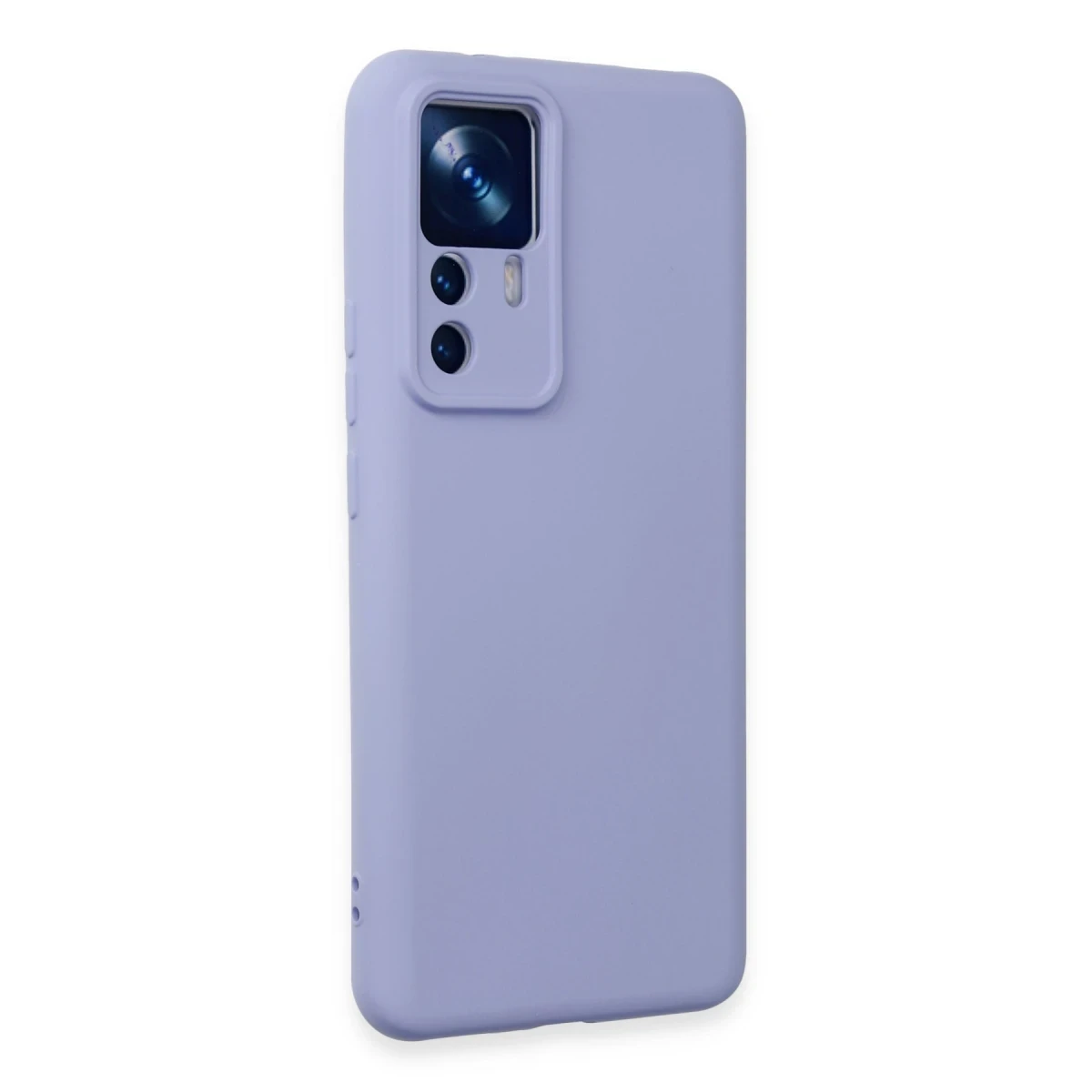 Xiaomi Mi 12T Pro Kılıf Nano içi Kadife Silikon - Lila