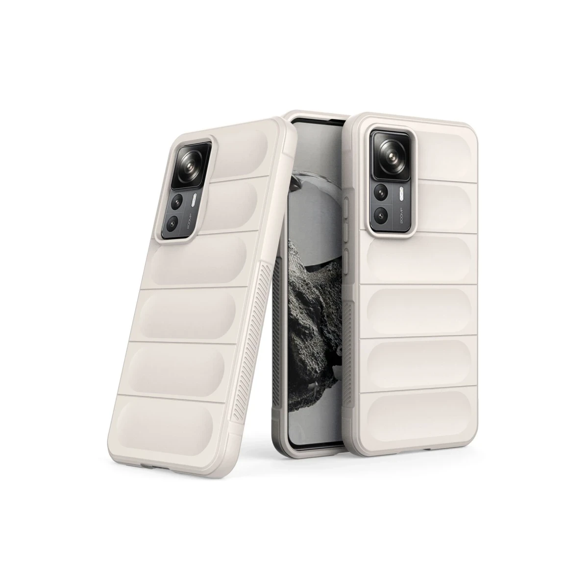 Xiaomi Mi 12T Pro Kılıf Optimum Silikon - Krem