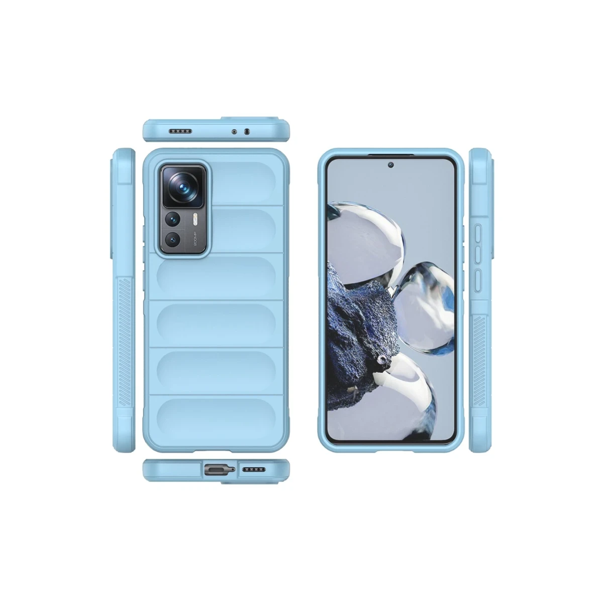 Xiaomi Mi 12T Pro Kılıf Optimum Silikon - Sky Blue
