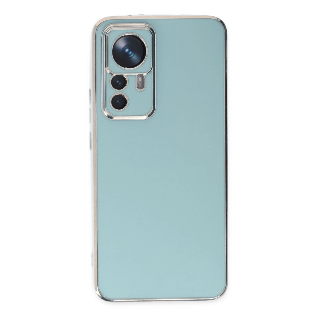 Xiaomi Mi 12T Pro Kılıf Volet Silikon - Açık Yeşil