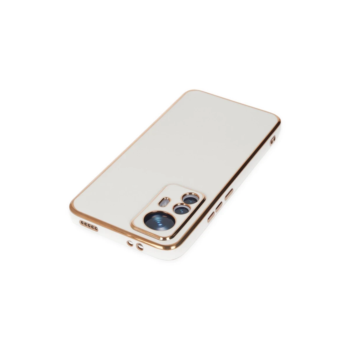 Xiaomi Mi 12T Pro Kılıf Volet Silikon - Beyaz