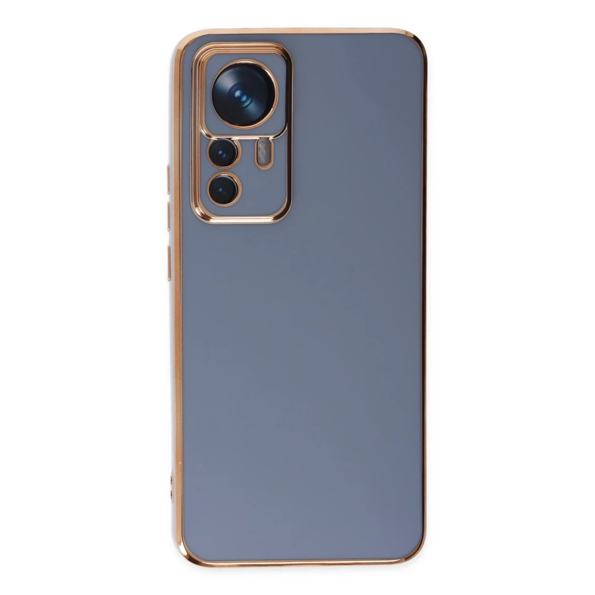 Xiaomi Mi 12T Pro Kılıf Volet Silikon - Mavi