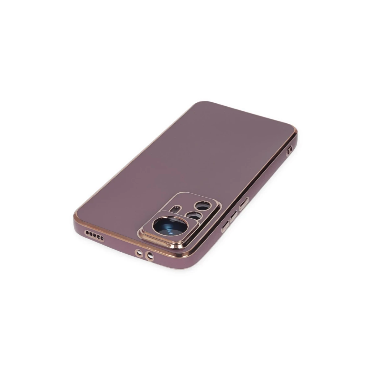Xiaomi Mi 12T Pro Kılıf Volet Silikon - Mor