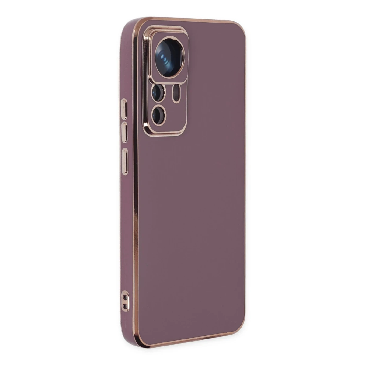 Xiaomi Mi 12T Pro Kılıf Volet Silikon - Mor
