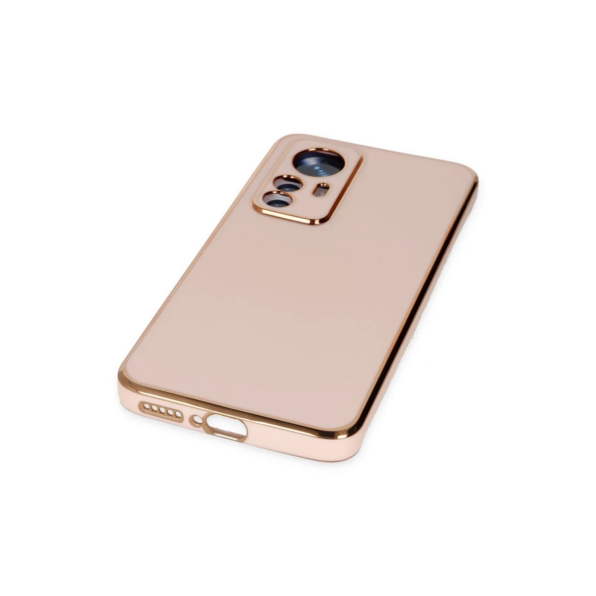 Xiaomi Mi 12T Pro Kılıf Volet Silikon - Pembe